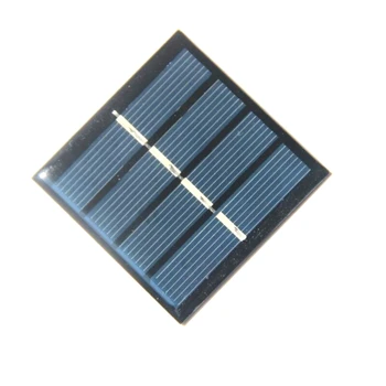 0.45 W 2V Mini Célula Solar Módulo Policristalino DIY Sistema de Painel Solar Carregador de Epóxi 58*58*3MM 10pcs/lot Frete Grátis 4