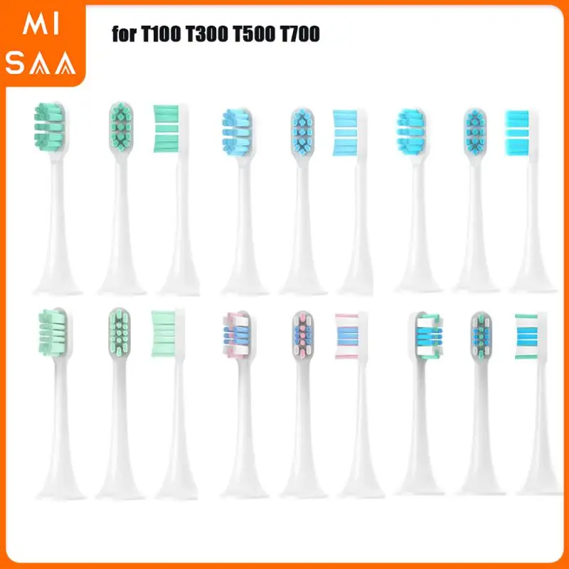 1-10pcs Escova de dentes Elétrica Cabeças de Reposição Para XIAOMI MIJIA T100 T300 T500 T700 Branco Vácuo Substituto Cabeças Sem Logotipo 0