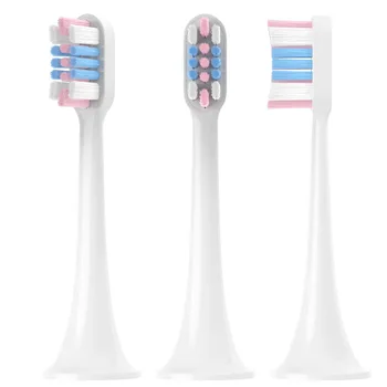 1-10pcs Escova de dentes Elétrica Cabeças de Reposição Para XIAOMI MIJIA T100 T300 T500 T700 Branco Vácuo Substituto Cabeças Sem Logotipo 5