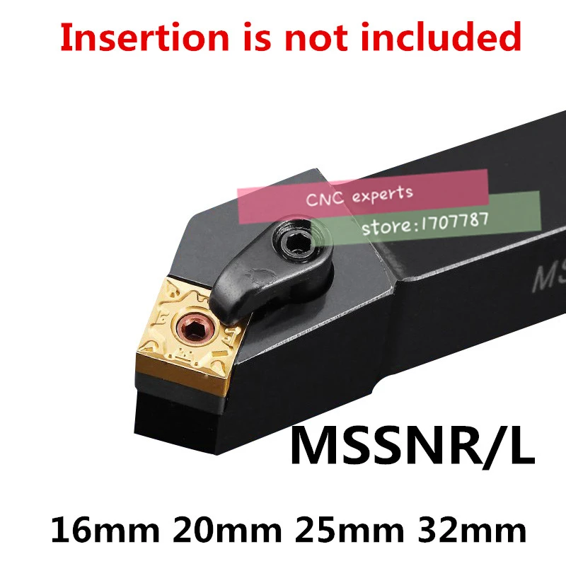 1PCS MSSNR1616H12 MSSNR2020K12 MSSNR2525M12 MSSNR3232P12 MSSNL1616H12 MSSNL de Torno CNC, Ferramentas de Corte no Torneamento Externo porta-ferramentas