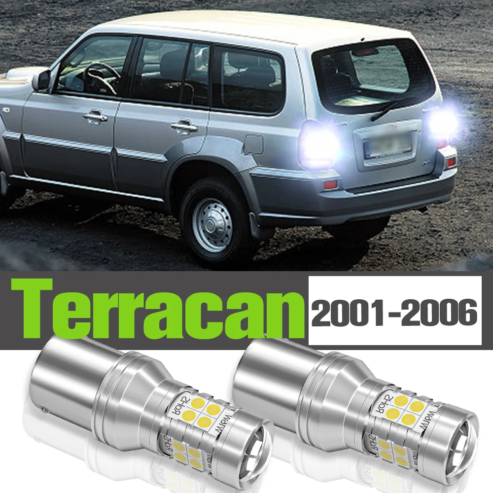 2x DIODO emissor de Luz Reversa Acessórios da Lâmpada alternativa Para Hyundai Terracan, de 2001 a 2006 2002 2003 2004 2005