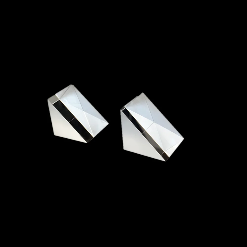 3pcs 30*30mm K9 Vidro Óptico Ângulo Direito Prisma Triangular, um Cristal de Luz Experiência