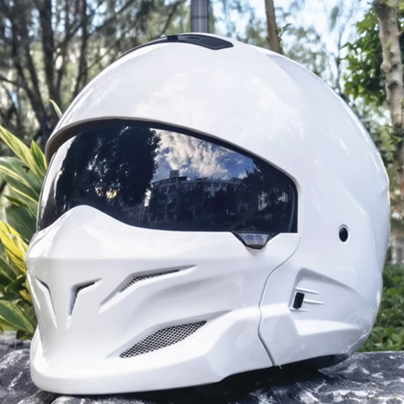 A Cara cheia de Corrida de Escorpião Leme de um Capacete de motociclista de Moto de Esportes Capacete De Moto Masculino DOT Aprovar Acess Moto Vintage