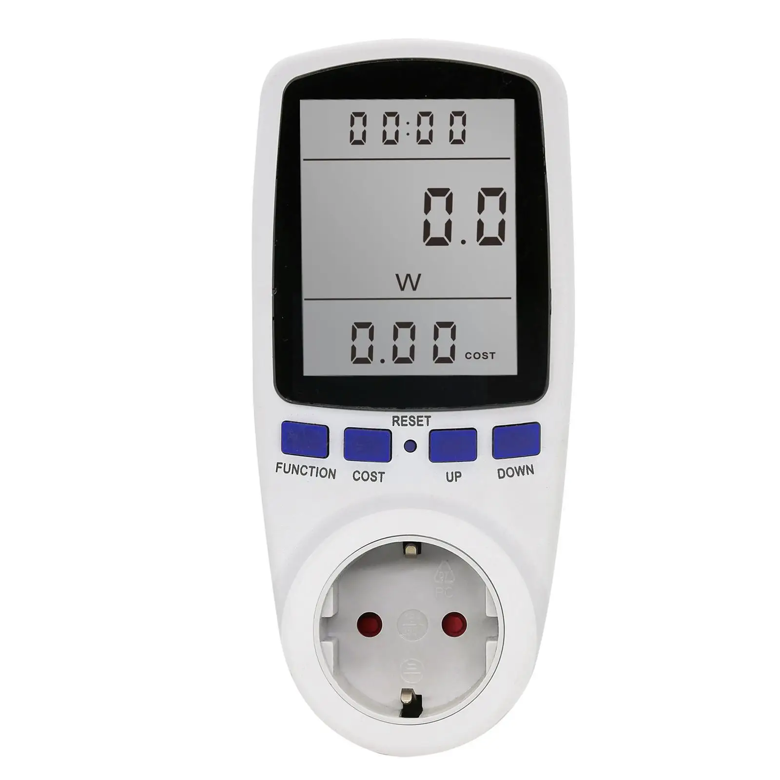 Digital LCD Poder de Medição de Tomada de Consumo de Energia Kwh Medidor de Analisador de Medidor Medidor de Energia de Medição de Faturamento de Energia do Monitor A9Z3 0