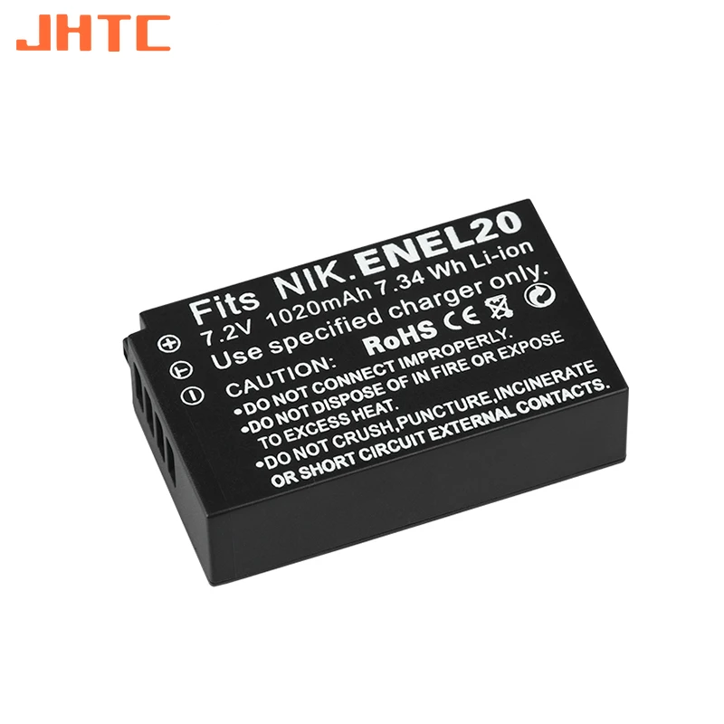 EN-EL20 PT EL20 ENEL20 Bateria da Câmera de 1020mAh para NIKON 1 J1 J2 J3 S1 AW1 Coolpix UM PM006 CÂMARA S S1 Bateria