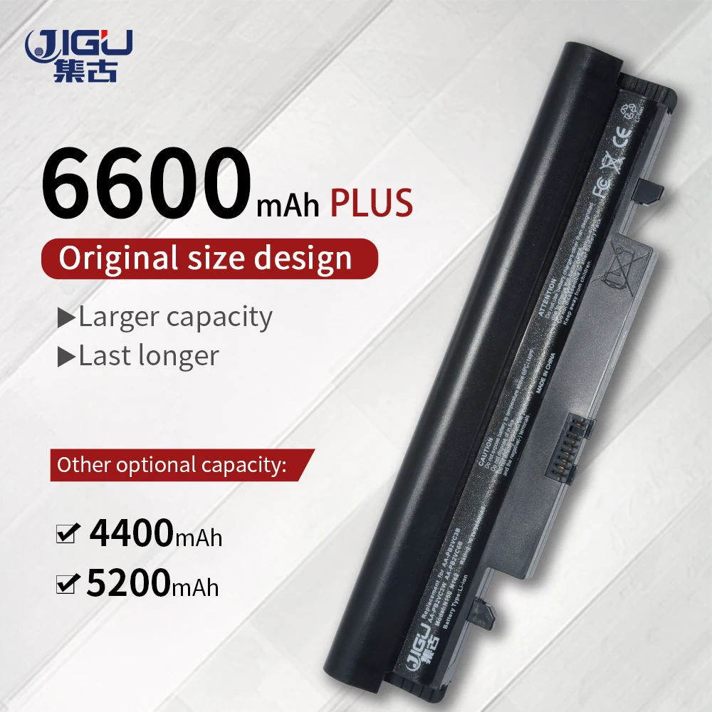 JIGU 6 Células de Bateria do Portátil PARA o Samsung NP-N150 NT-N148 NT-N150