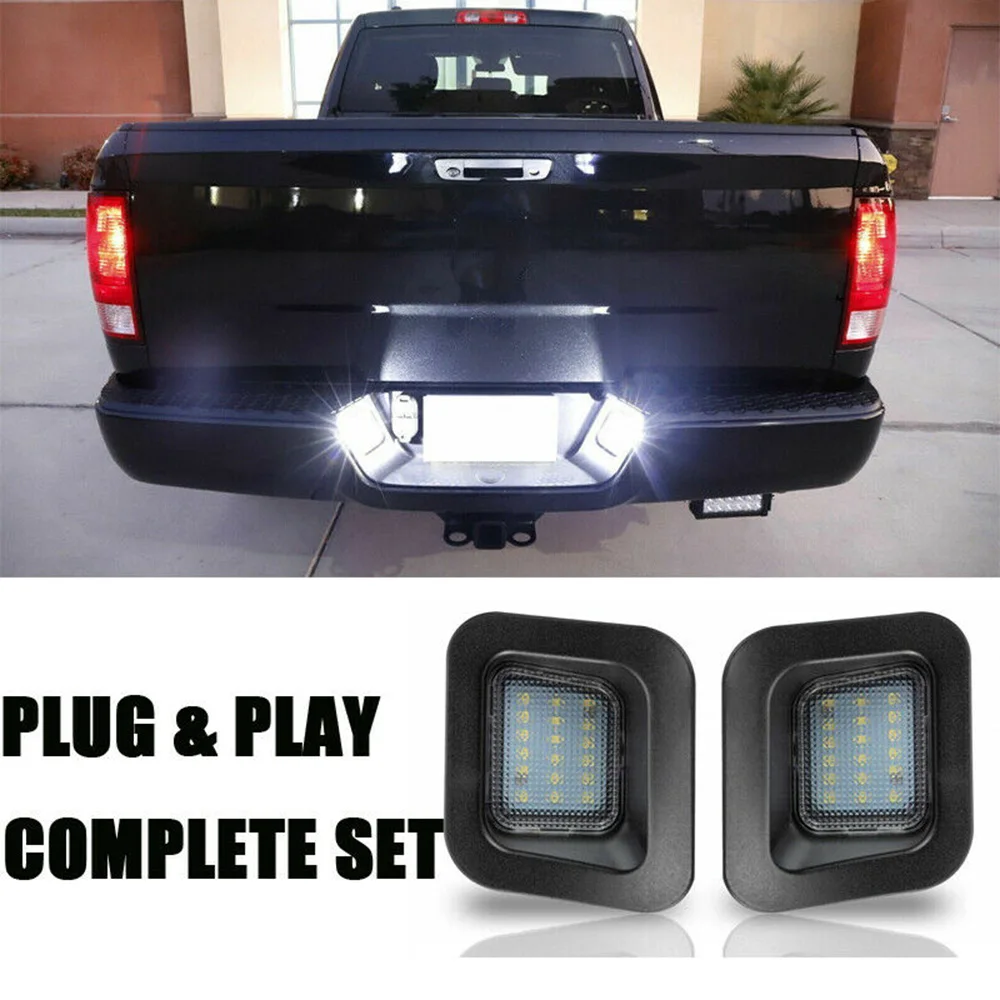 Luzes da placa de Licença de luz Para Dodge Ram 1500 2500 3500 2003-18 da Placa de Licença Superior a Venda