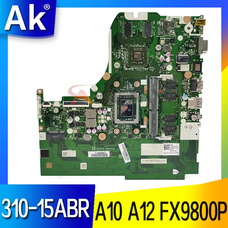 NM-A741 placa-Mãe Para o Lenovo 310-15 310-15ABR Laptop placa-Mãe placa-mãe A10-9600P A12-9700P FX9800P CPU RAM de 4GB V2G GPU
