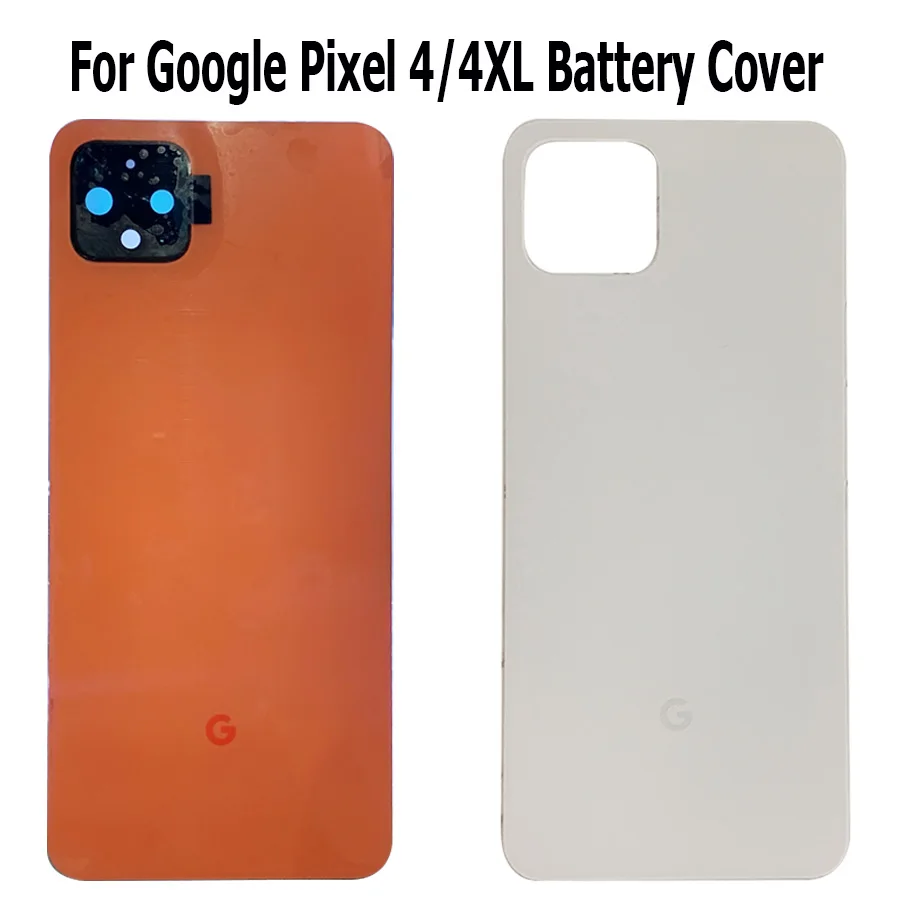 Para o Google Pixel 4 XL Bateria Tampa Traseira Porta Traseira Caso de Habitação de Substituição Para o Google Pixel 4 Tampa da Bateria Com Lente + Cola