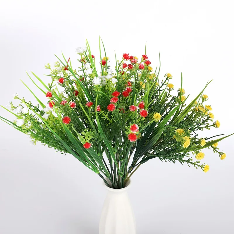 Plantas artificiais em Vasos para a decoração home acessórios decorativos do casamento flores Aquáticas da série falsa folha Verde produtos domésticos