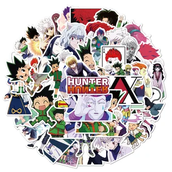 10/20/30/40/50pcs Anime Hunter x Hunter Adesivos Para crianças, Crianças Guitarra Skate Etiquetas Mala do Portátil do Pacote de adesivos Conjunto