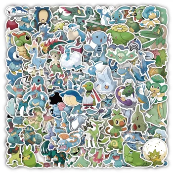 10/30/50/100pcs Anime Pokemon Pikachu Adesivos Bonito dos desenhos animados de Decalques de DIY Skate Caso de Telefone Caso de Telefone Impermeável Crianças Adesivo