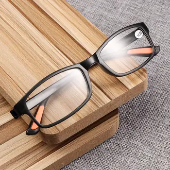 1Pc Luz Ultra Lupa Óculos de Leitura Flexível Óculos de Cuidados com a Visão +100~+40 Dioptria Unisex Olderman Anti-derrapagem Glasse
