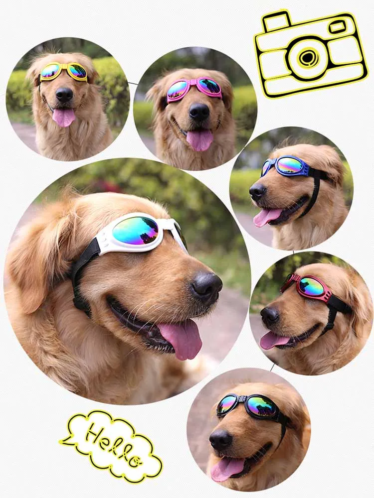 Cão de estimação Óculos de Evitar UV animal de Estimação Óculos Para Gatos, Cão de Óculos de sol a Reflexão Desgaste do Olho de Cão Óculos de Fotos Adereços, Acessórios para animais 1