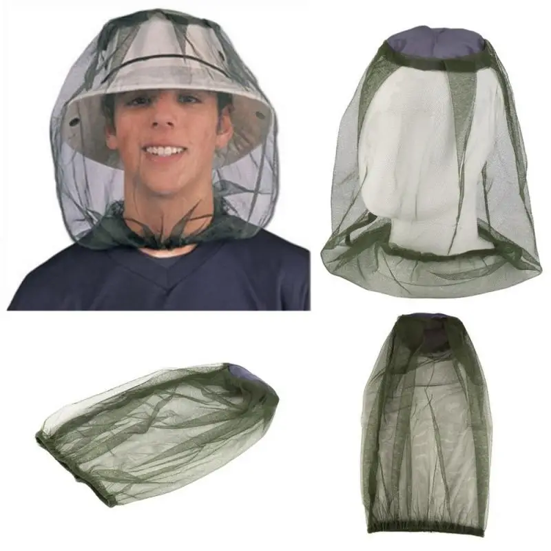 Exterior, Rede Mosquiteira Arnês Anti Abelha, Inseto Prova Boné Protetor Solar Véu De Sombras Máscara Foldable Da Pesca, Camping Cap Net 1