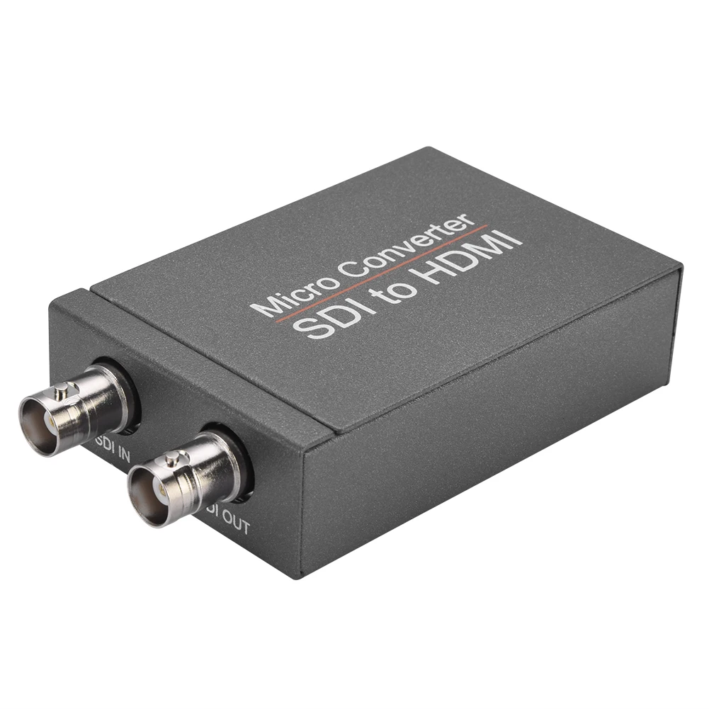 Micro Conversor SDI Para HDMI Mini 3G HD, SD-SDI, Placa de Vídeo Com Áudio Câmera de Formato Automático de Detecção de 1