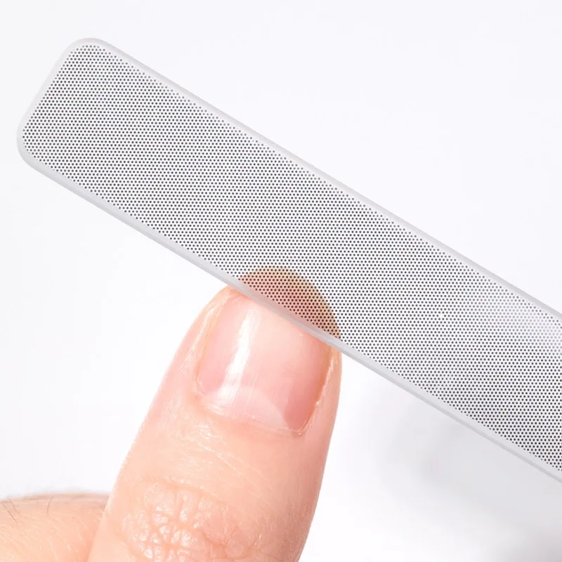 Nano Vidro limas para Unhas Cristal amortecedor do Prego Brilhar Polidora Natural das Unhas das mãos e dos pés Manicure Ferramenta com o Caso 1