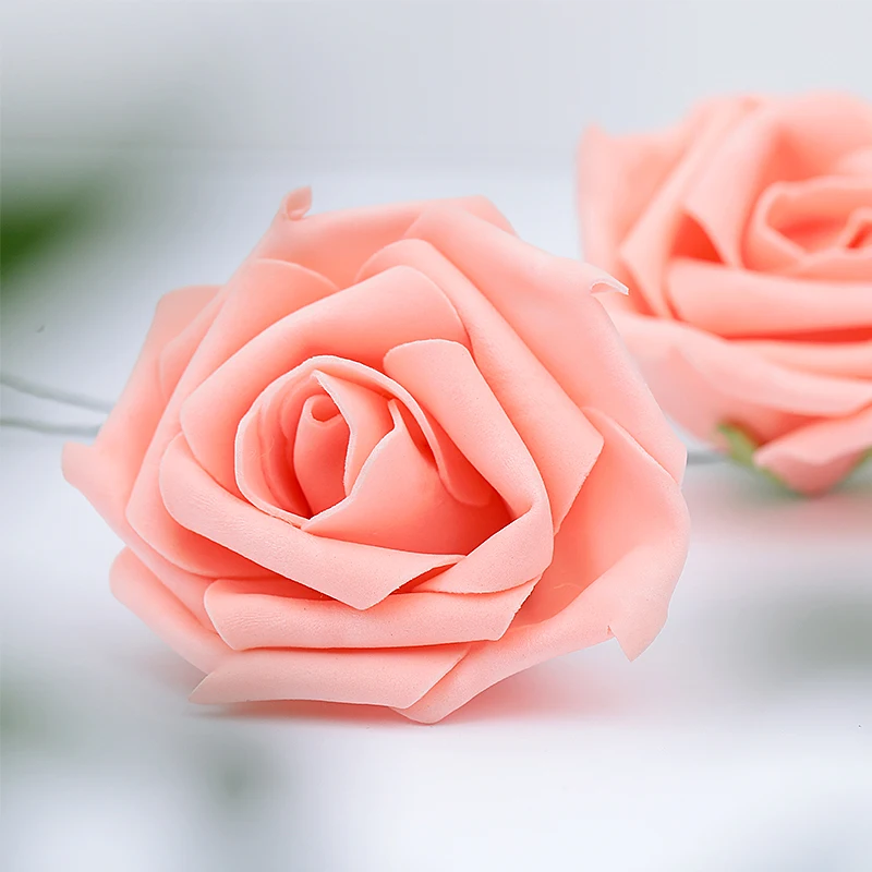 Rosa cor de rosa Artificial de Espuma Flor ins Acessórios de Fotografia Fotos de Estúdio Adereços para os Anéis, Jóias Cosméticos fotografia pano de Fundo 1