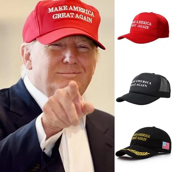 2020 Trump Presidencial Americana Chapéu de Tornar a América Grande Novamente Chapéu de Donald Trump Republicano Hat Cap MAGA Bordado Tampão do Engranzamento