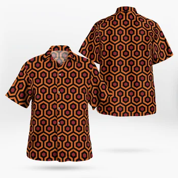 2021 Nova Impressão 3D Psicodélico Havaí Camisas para Homens Verão Manga Curta Praia Camisa de Homens, Camisas Oversize Camisa Masculina 5XL-95