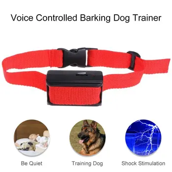 2022 Ativados Por Voz Do Som De Controle Do Treinamento Do Cão Anti Latido De Cão Dispositivo De Treinamento De Voz Ativado Animal De Estimação De Controle Não-Latido Do Cão Coleira