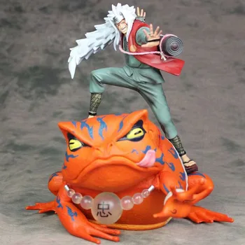 25cm de Naruto Shippuden do Anime Figura de Ação GK Gama-Bunta Jiraiya Figma Modelo de PVC Batalha Estátua de vasco da Gama Sennin Colecção de Brinquedos Criança