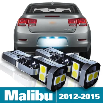 2pcs DIODO emissor de Luz da Placa de Licença Para Chevrolet Malibu Acessórios 2012 2013 2014 2015