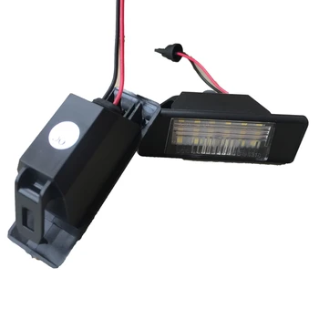 2pcs Traseira do Carro Número de LED da Placa de Licença Lâmpada de Luz para o X-Trail JUKE Qashqai Versa XXFF