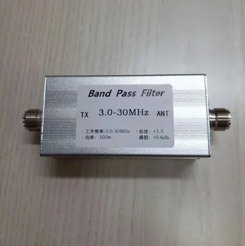3-30MHz filtro de passagem de banda de filtro BPF M feminino filtro LC Melhorar a seletividade SNR