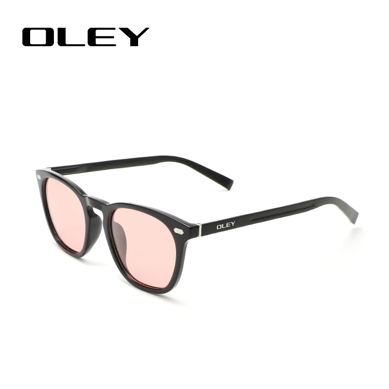 OLEY Moda Mulheres de Óculos de sol Polarizados Retro Clássico da Rodada Fotossensíveis Óculos Pode fazer óculos de míope Aceitar logotipo personalizado Y0518 2