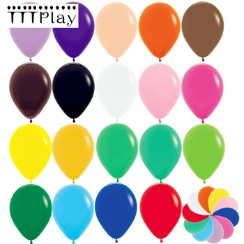 30pcs/lote 5 Polegadas Branco Balões de Látex Feliz Festa de Aniversário, Balões Infláveis, Decoração de Casamento de Ar de Arco de Bolas para festas