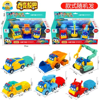 3pcs/set Gogo Ônibus MIni Trans Figuras de Ação Brinquedo de Ônibus, Puxe para Trás, Mini Figura De Dom Crianças