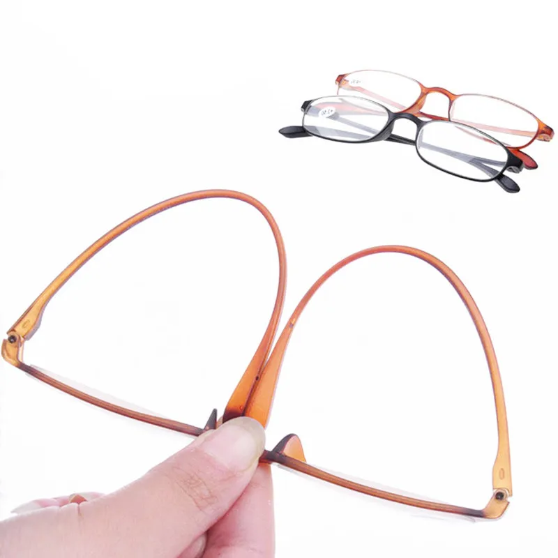 LONSY Marca Retro TR90 Óculos de Leitura Mulheres Homens Ultraleve Presbiopia Óculos de lente Clara +100 +200 +300 +400 3
