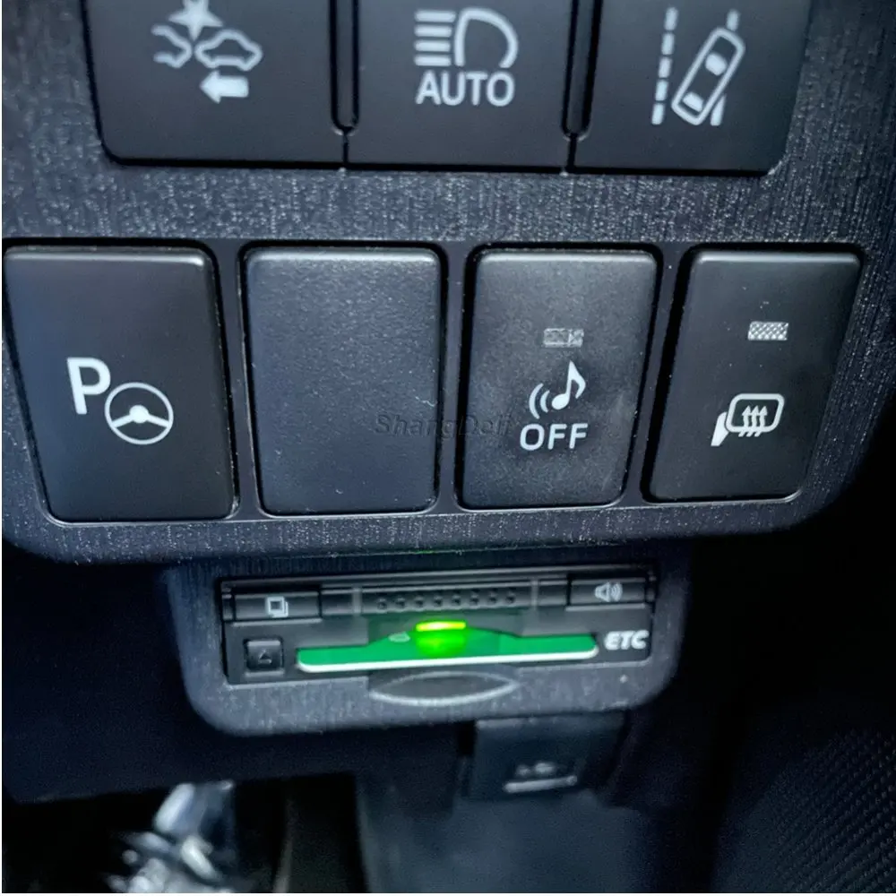 Para Toyota Camry Prius Corolla PRADO Auto DIODO emissor de Luz Volante Aquecimento nos bancos Interruptor de Controle de Combustível Tampão do depósito para a Aba Botão Abrir 4