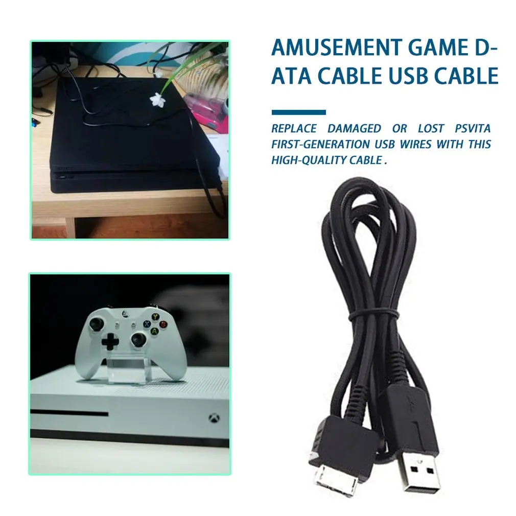 2 em 1 carregador USB de Chumbo Cabo do Carregador para Sony Playstation PS Vita 5
