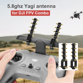 A Antena Yagi DJI Avada/FPV de Combinação Remoto Controller2 Reforço de Sinal de Antena de Faixa de 5,8 GHZ Transmissor Extensor Drone Acessório