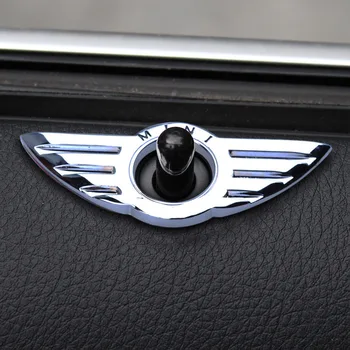A Porta do carro Bloqueio do Pin do Asa Emblema Emblema Adesivos Para BMW Mini Countryman R60 R61 de 2007 A 2013 de Acessórios Auto