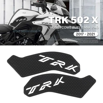 Ajuste Para Benelli TRK502X TRK 502 X 2017 - 2021 Moto do Lado do Tanque de Combustível pad Tanque de Almofadas Protetor de Adesivos Decalque de Tração Pad