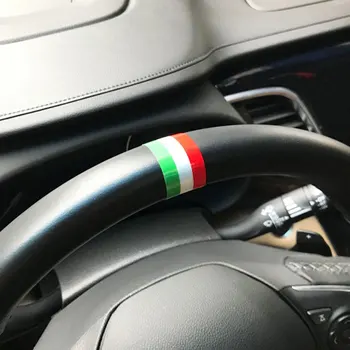 Alemanha Itália Espanha Bandeira Nacional Universal Volante Adesivos Cola Decalques Auto Acessórios Do Exterior Do Carro Criativos Adesivos 3