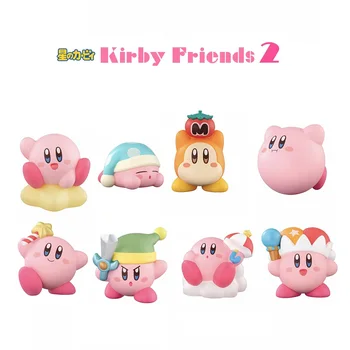 Anime Kirby Jogos Figura Cor-De-Rosa Kirby Waddle Dee Doo Bonito Dos Desenhos Animados Recolher Mini Brinquedos Bonecos De Ação Do Brinquedo Figura Presentes De Aniversário