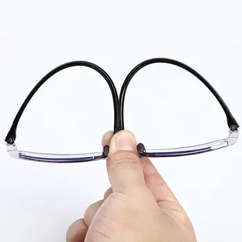 Anti Azul Sem Moldura Leitura GlassesTrimmed Ampliação Óculos +1.0 +1.5+2.0+2.5+3.0+3.5+4.0 Resistência À Flexão Templos 4