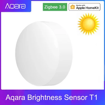 Aqara Sensor de Luz T1 Sensor de Luminosidade Zigbee 3.0 Automação Inteligente casa de Luz Detector de Controle de APLICATIVO por aqara home / Homekit