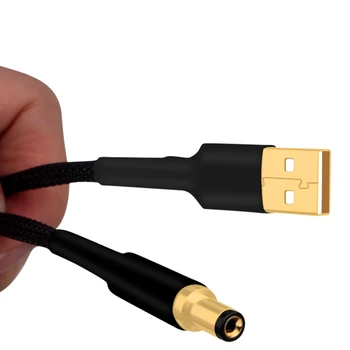 Audiófilo, Aparelhagem hi-fi DC Cabo de Alimentação USB de UM a 2,5 mm/2,1 mm de Áudio Dedicadas DC5.5-2.1 Fio