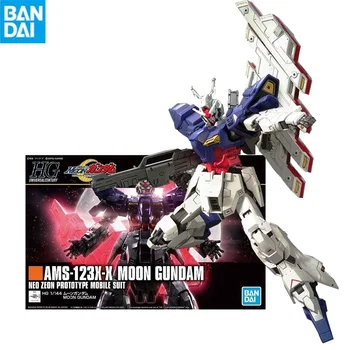 Bandai Gunpla Hguc 215 1/144 Ams-123X-X Lua Gundam Modelo Montado de Alta Qualidade Colecionáveis Robô Kits Figura Modelos de Dom Crianças