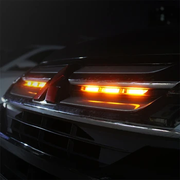 Carro de Luz Grade de Luzes Diurnas Modificação Externa Acessórios Para Mitsubishi Outlander 2013-2022 luzes Decorativas 2