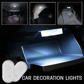 Carro do DIODO emissor de Luz lâmpada Decorativa 1Pcs Mini Decoração do Carro, Luzes de Toque Noite de Luz da Lâmpada do Teto Para a Luz Interior do Carro Acessórios