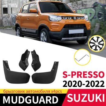 Carro Mud Flaps Para Suzuki S-PRESSO 2020-2022 resguardo para-lamas Dianteiro e Traseiro Fender Mudflaps Acessórios Decorativos