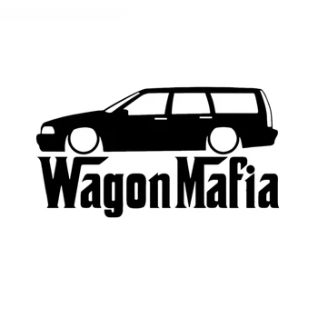 Ccreative Ar Adesivos e Decalques Auto Adesivo de Carro TWAGON MÁFIA para Vw Volkswagen Passat ,18 cm*10 cm