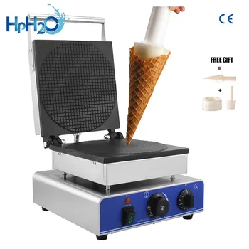 Comercial elétrico de holanda rodada stroopwafel chá de xarope de waffle máquina de waffle cone maker bolha de waffle de ferro bolo do forno