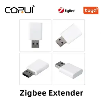 CORUI Tuya ZigBee3.0 Mini Amplificador De Sinal Repetidor De Sinal Range Extender Casa Inteligente Trabalhar Com ZigBee Smart Gateway
